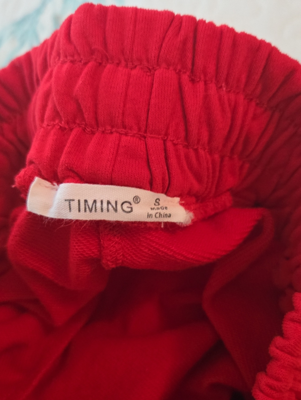 Timing Red Women's Ruffle-Hem Shorts - Picture 3 of 4
